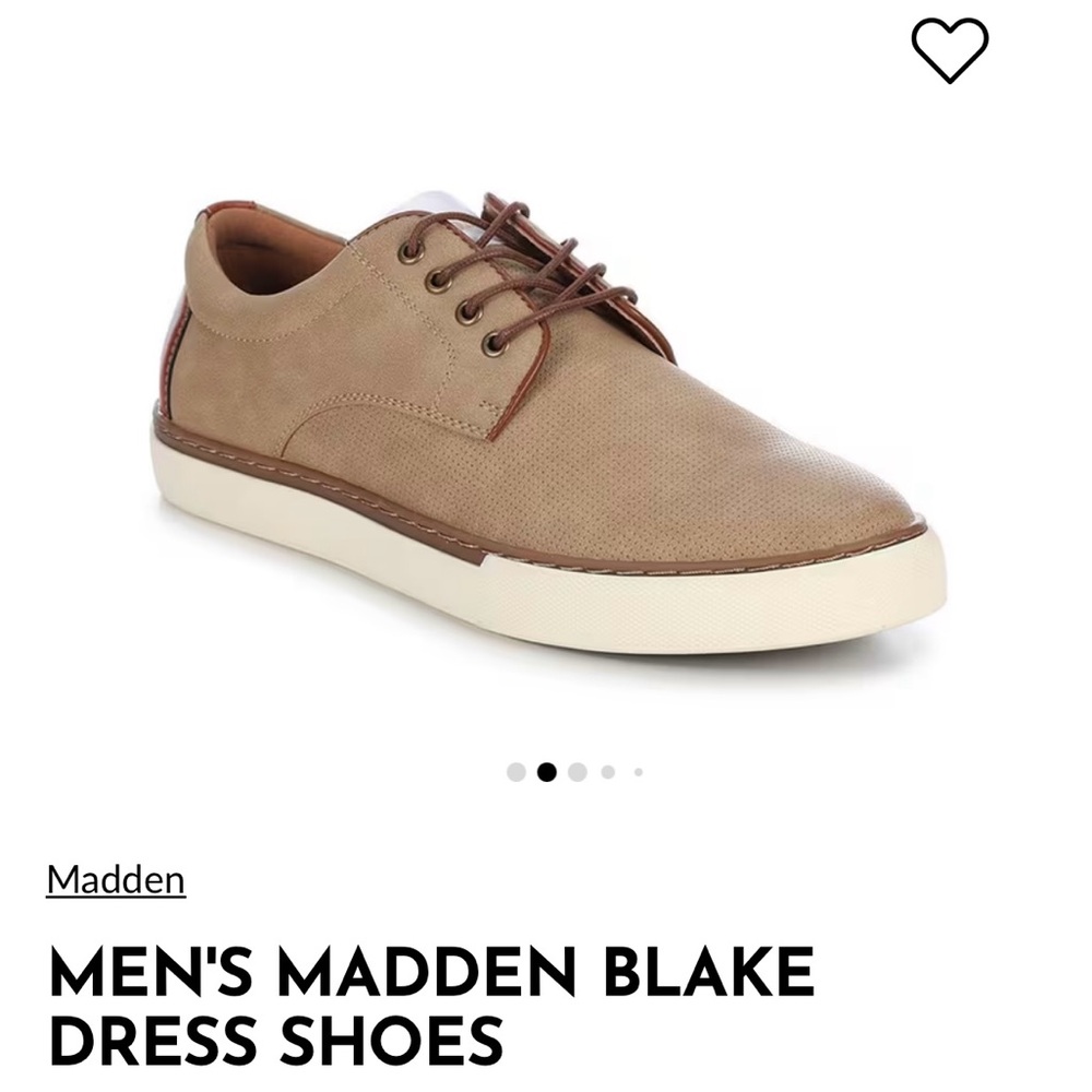 NWT Madden Blake Dress Shoes Size 9.5 Taupe